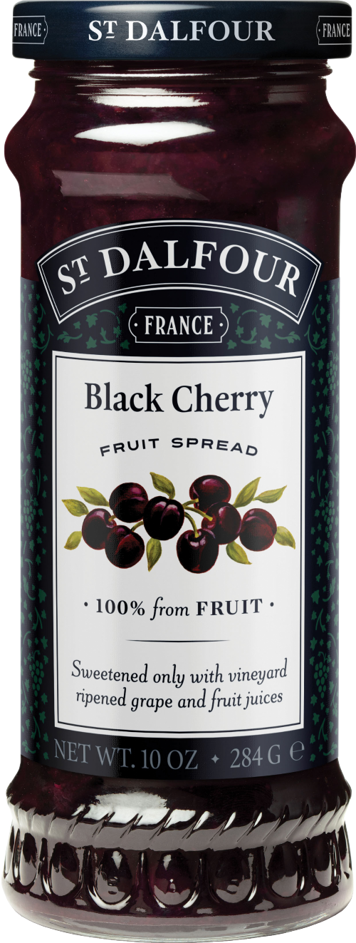 ST DALFOUR Black Cherry Fruit Spread 284g