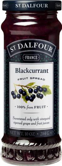 ST DALFOUR Blackcurrant Fruit Spread 284g