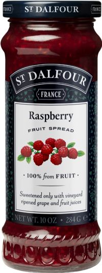 ST DALFOUR Raspberry Fruit Spread 284g