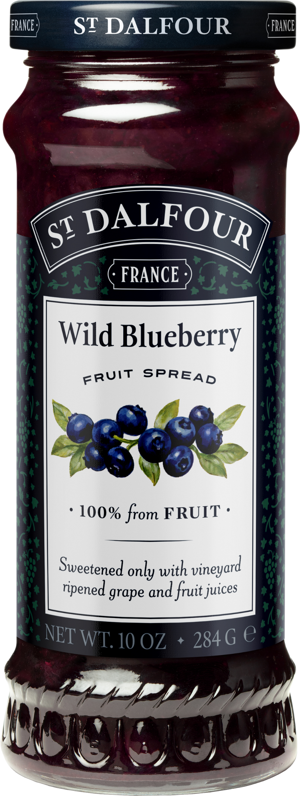 ST DALFOUR Wild Blueberry Fruit Spread 284g