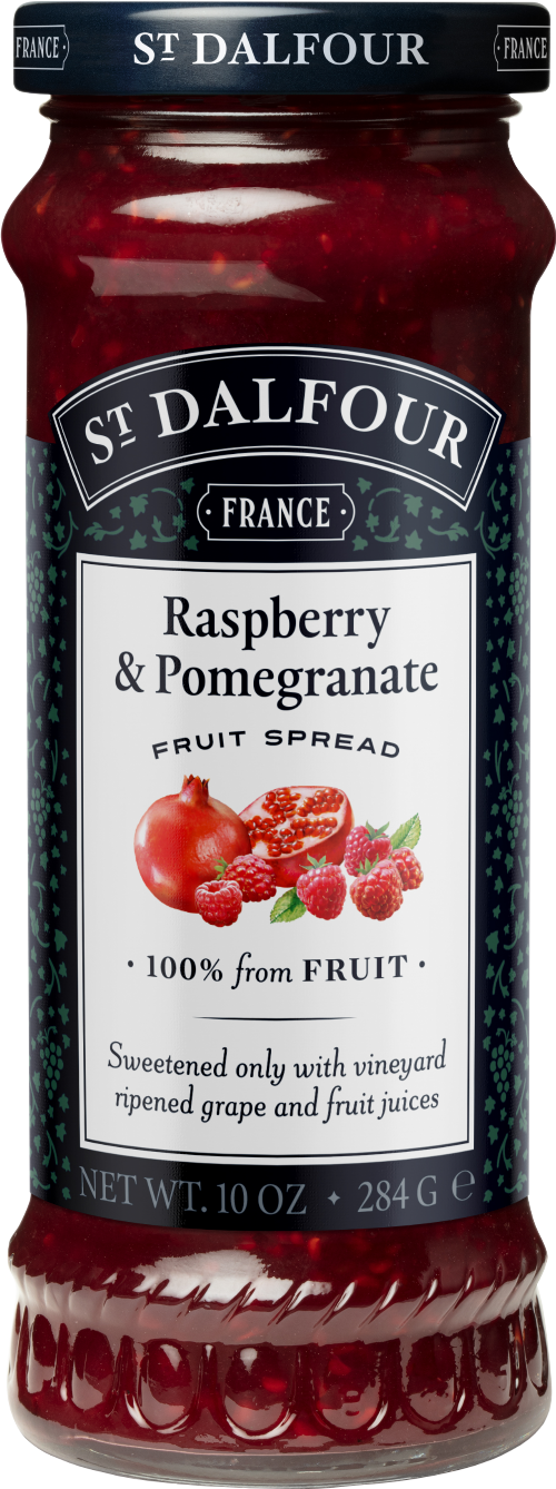 ST DALFOUR Raspberry & Pomegranate Fruit Spread 284g