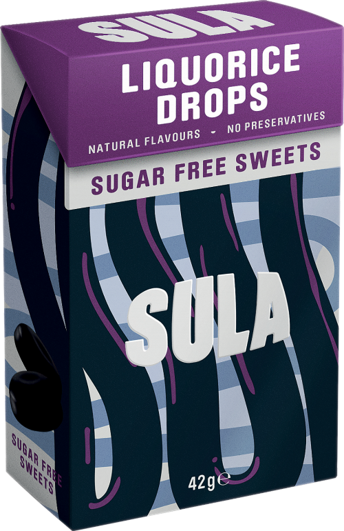 SULA Liquorice Drops 42g