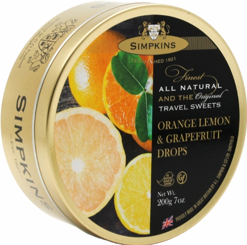 SIMPKINS Orange, Lemon & Grapefruit Travel Sweets 200g