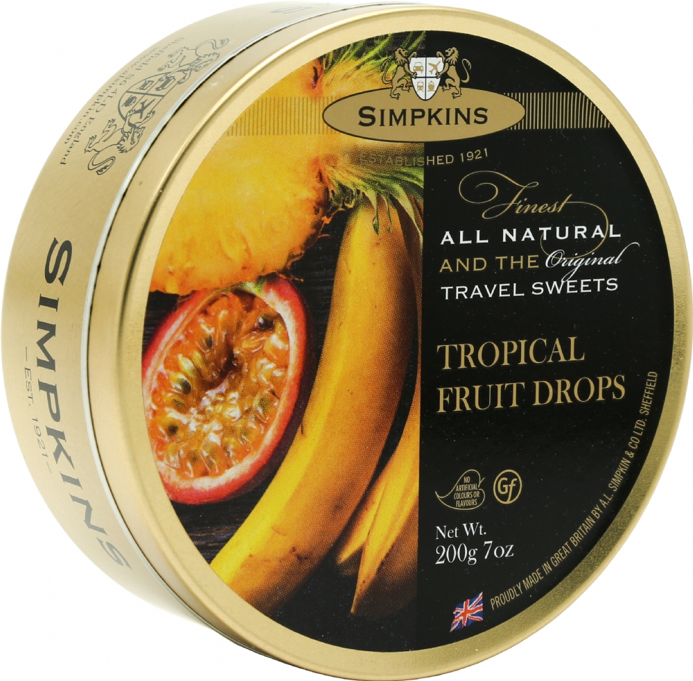 SIMPKINS Tropical Fruit Travel Sweets 200g