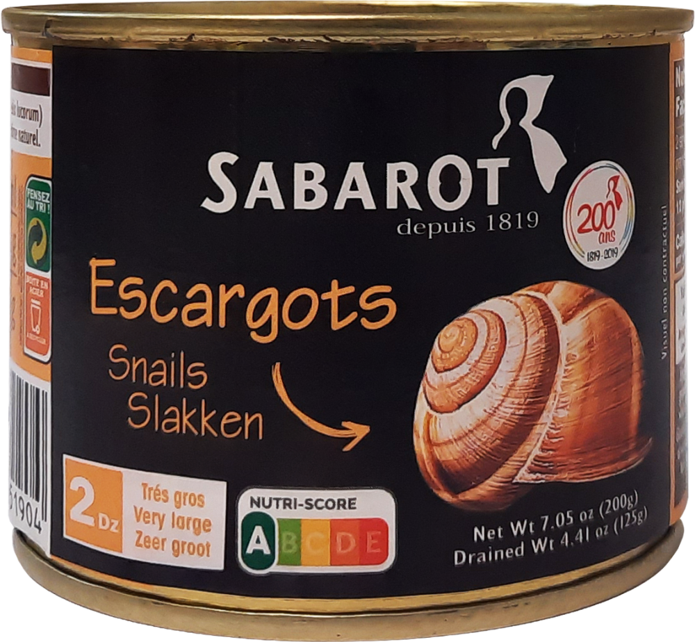 SABAROT Escargots (Snails) 200g