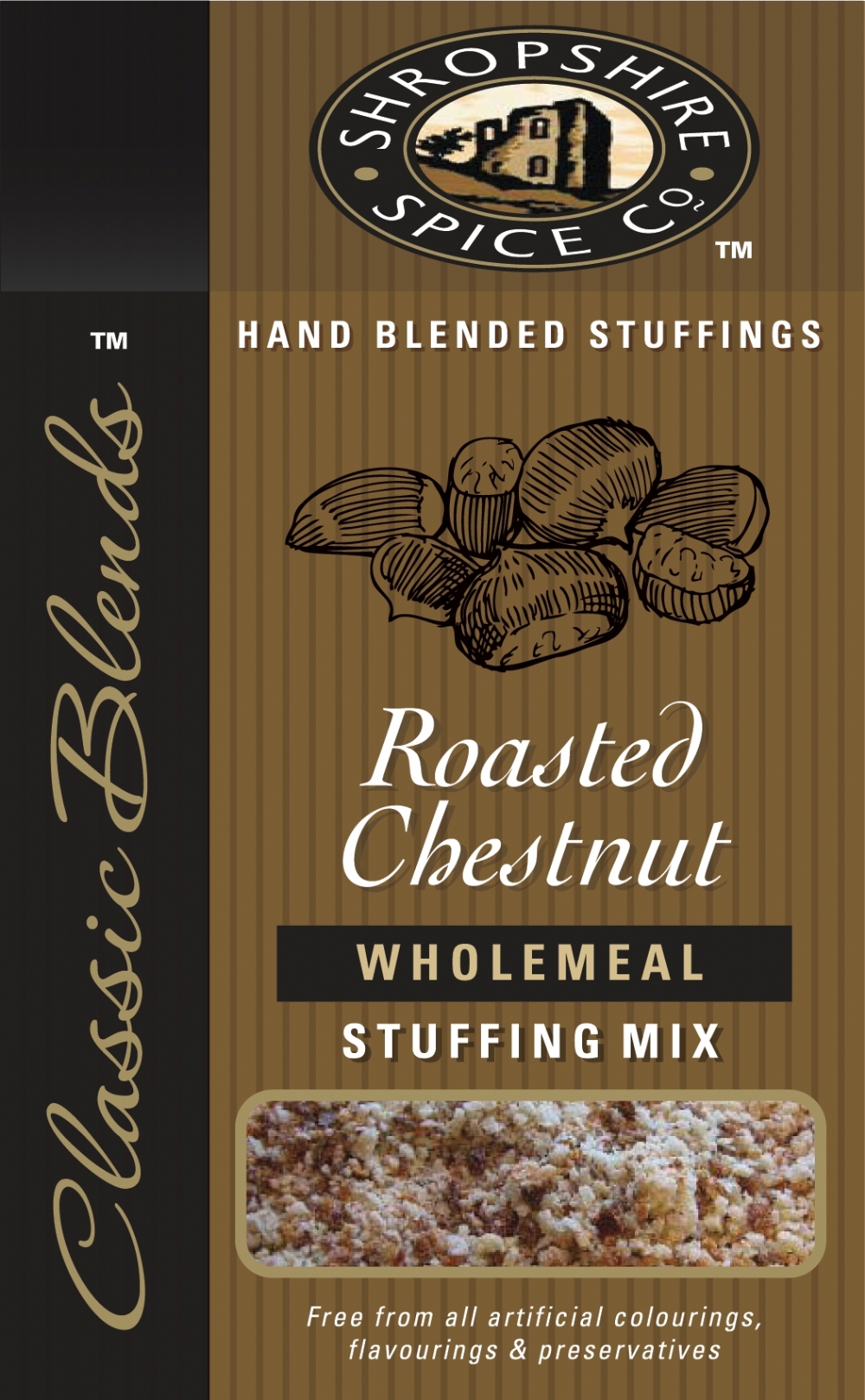 SHROP. SPICE Roasted Chestnut W/Meal Stuffing Mix 150g