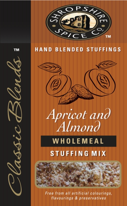 SHROP. SPICE Apricot & Almond Wholemeal Stuffing Mix 150g