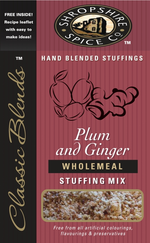 SHROP. SPICE Plum & Ginger Wholemeal Stuffing Mix 150g