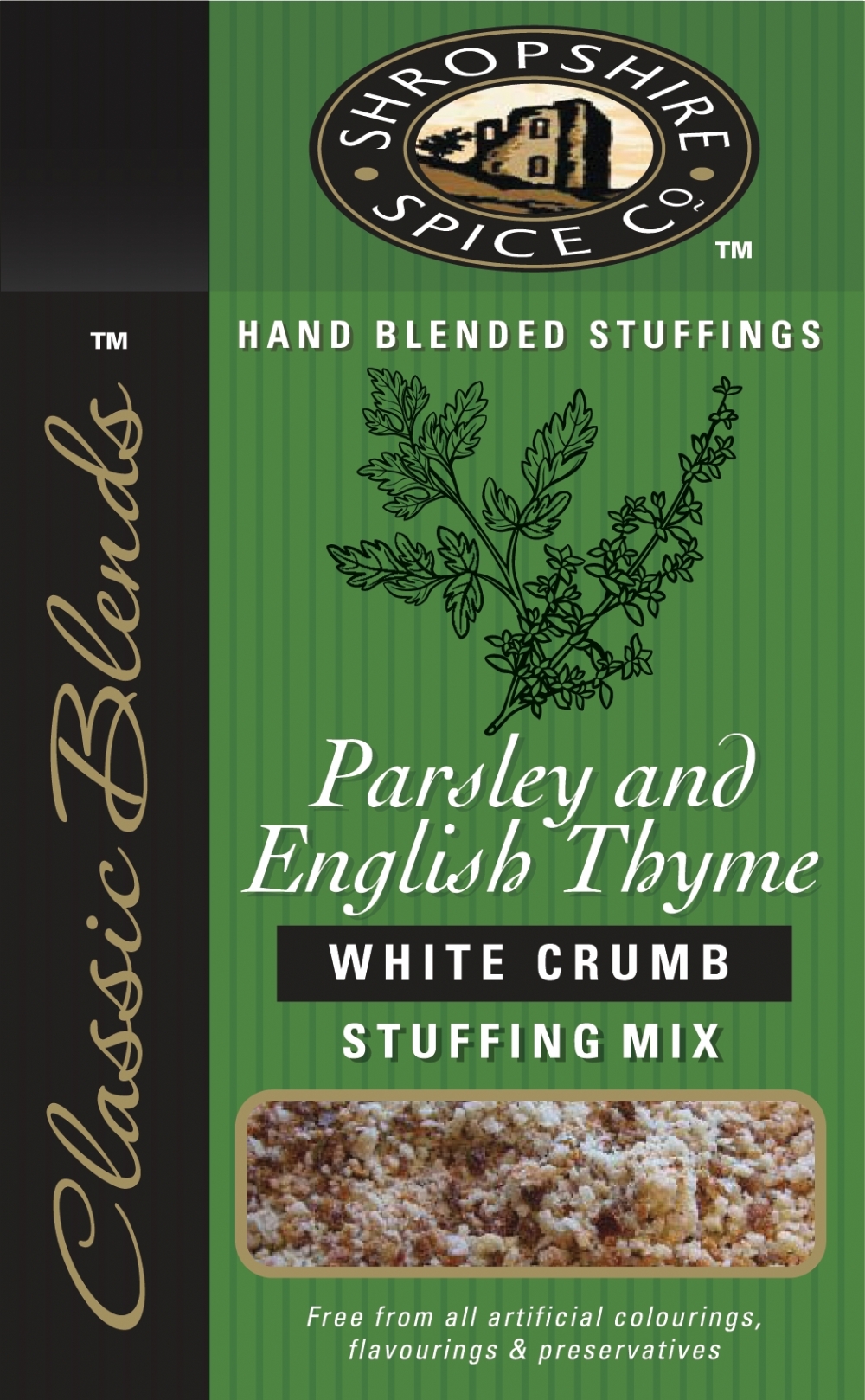 SHROP. SPICE Parsley & Thyme White Stuffing Mix 150g