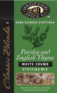 SHROPSHIRE SPICE CO. Parsley & English Thyme White Crumb Stuffing Mix 150g