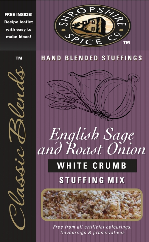 SHROP. SPICE Sage & Roast Onion White Stuffing Mix 150g