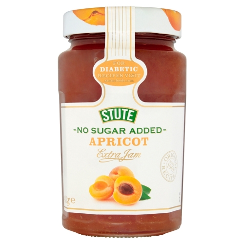 STUTE No Sugar Added Apricot Jam 340g