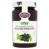 STUTE Blackcurrant Extra Jam - No Sugar Added 430g