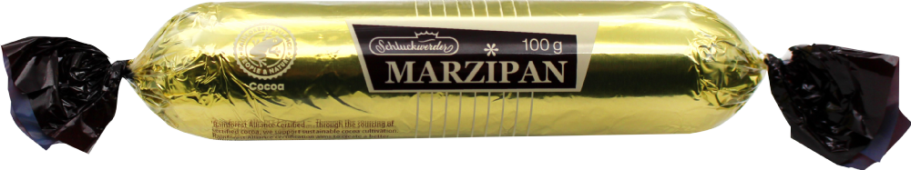 SCHLUCKWERDER Dark Chocolate Covered Marzipan Bar 100g